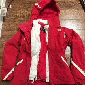 Womens North Face 2-in-1 Snow Jacket